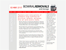 Tablet Screenshot of bowralremovals.com.au